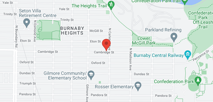 map of 4096 OXFORD STREET